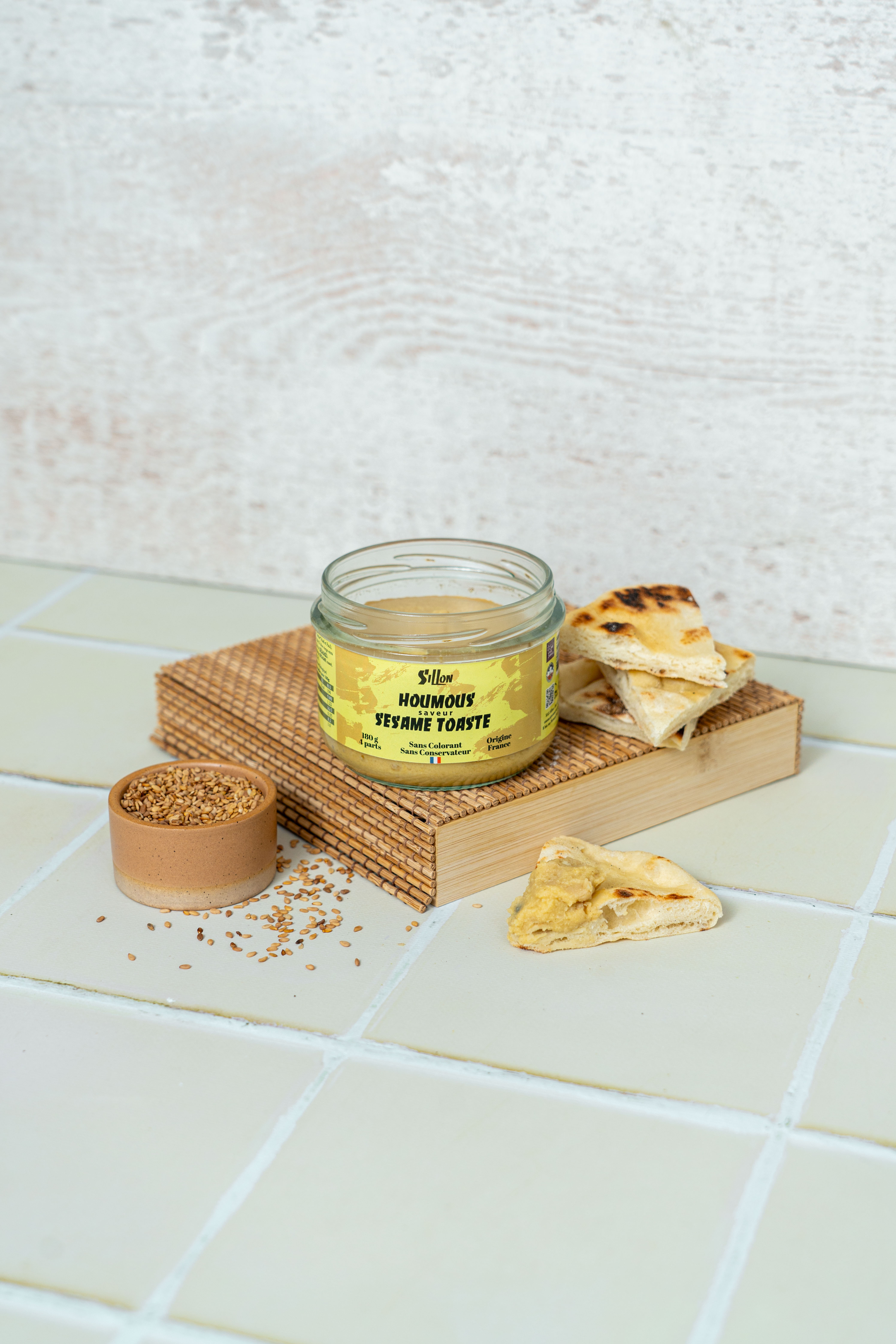 HOUMOUS SAVEUR SÉSAME TOASTÉ