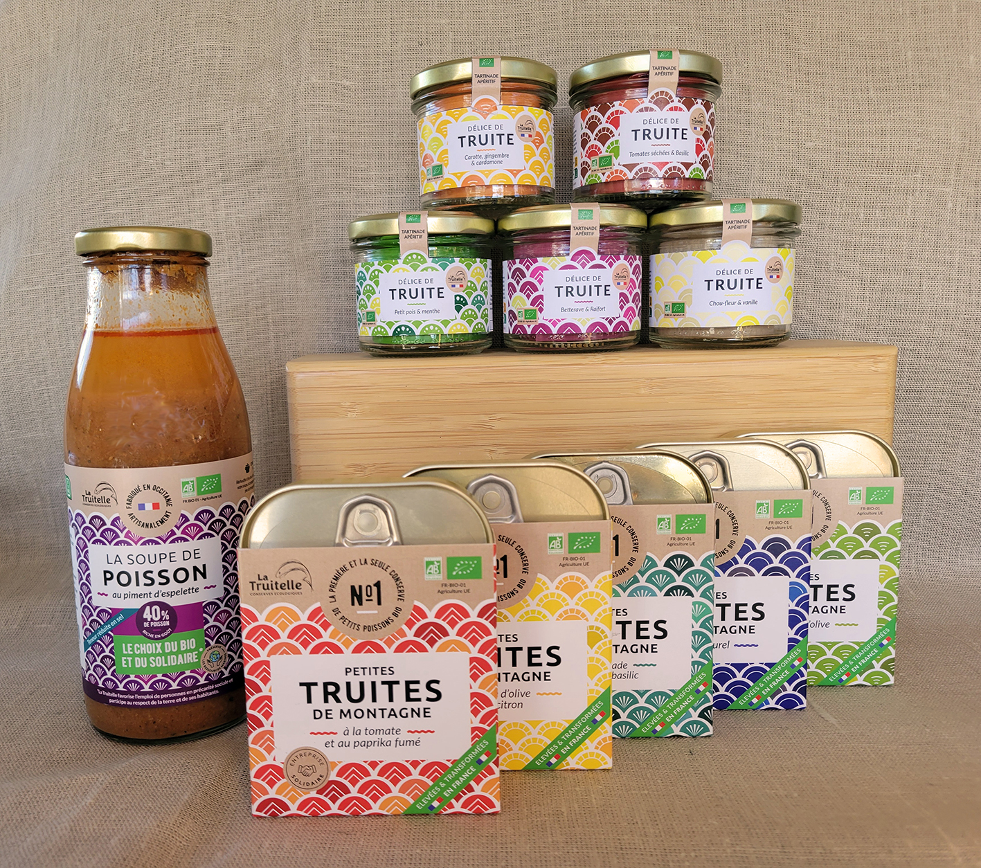 Truites de montagne à l’huile d’olive et au citron
