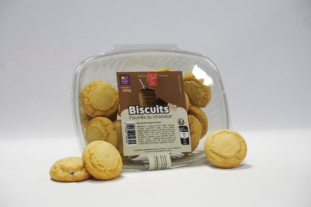 BISCUITS FOURRES CHOCOLAT LE TECH 250g