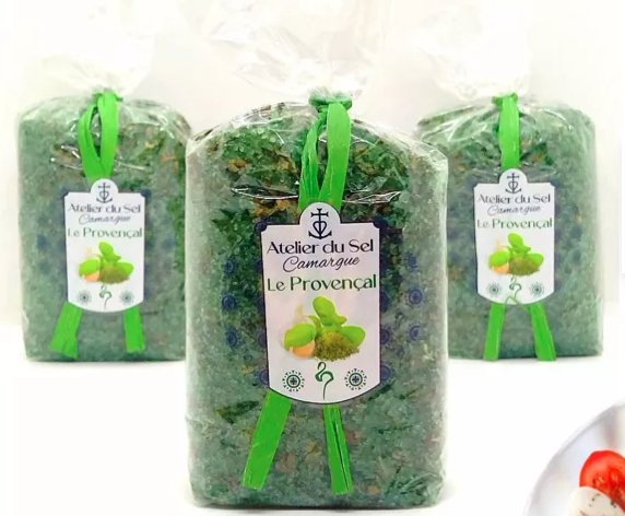 Sachet pattern Sel de Camargue Le Provençal 300g
