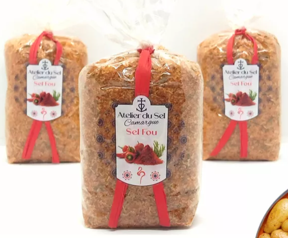 Sachet pattern Sel de Camargue le Sel Fou 300g