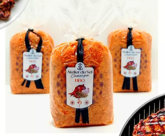 Sachet pattern Sel de Camargue le BBQ 300G