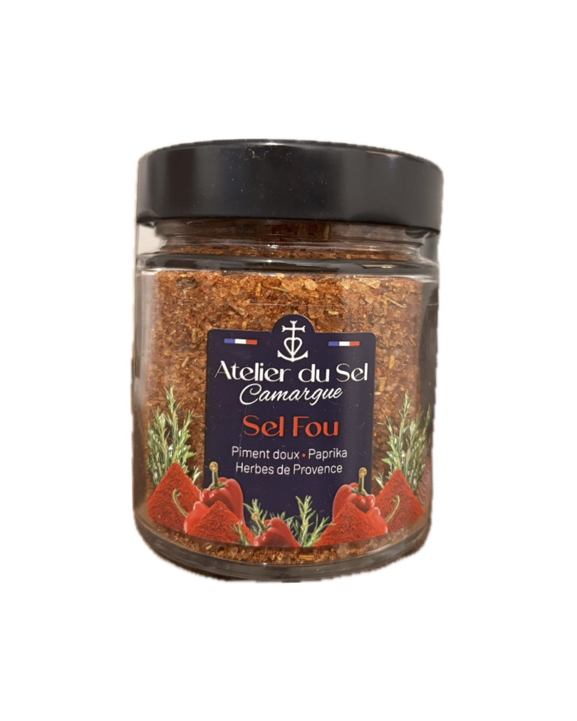 Pot rond vague Sel de Camargue le Sel Fou 200g