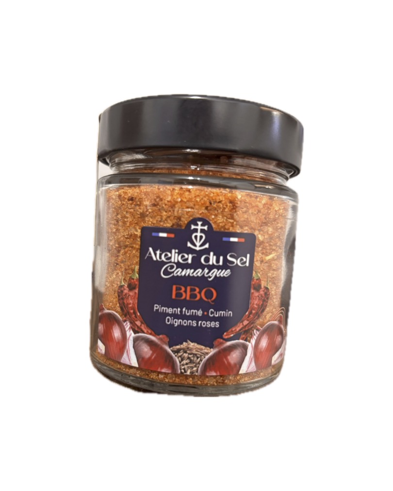 Pot rond vague Sel de Camargue le BBQ 200g
