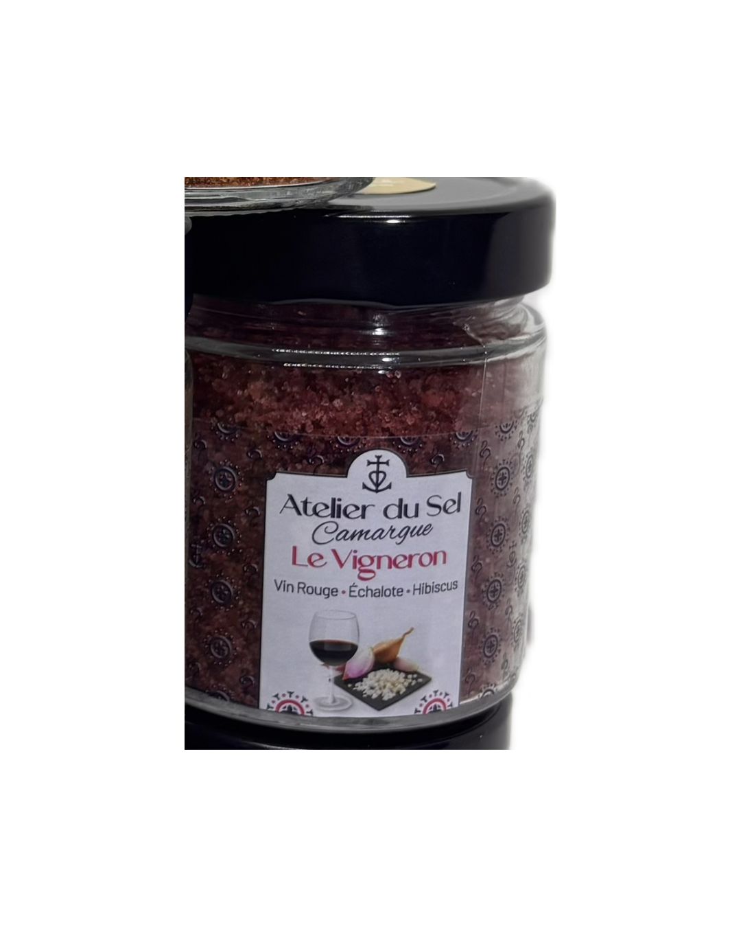 Pot rond pattern Sel de Camargue le Vigneron 200g