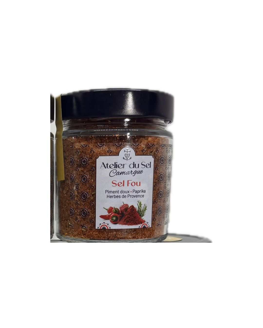 Pot rond pattern Sel de Camargue Le Sel Fou 200g