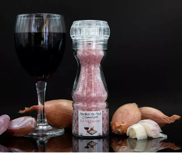 Moulin pattern Sel de Camargue Le Vigneron 105g