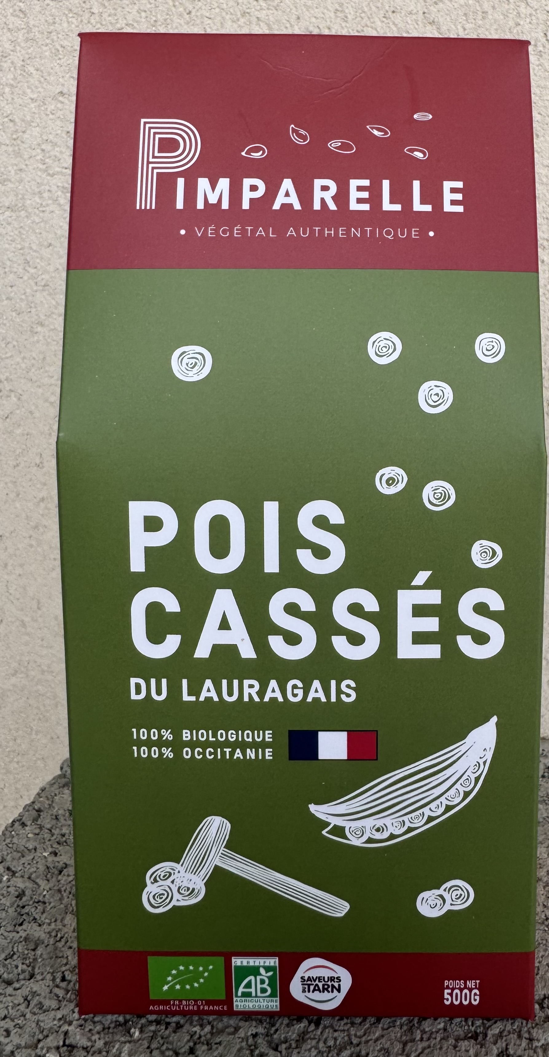 Pois cassé du Lauragais 500g