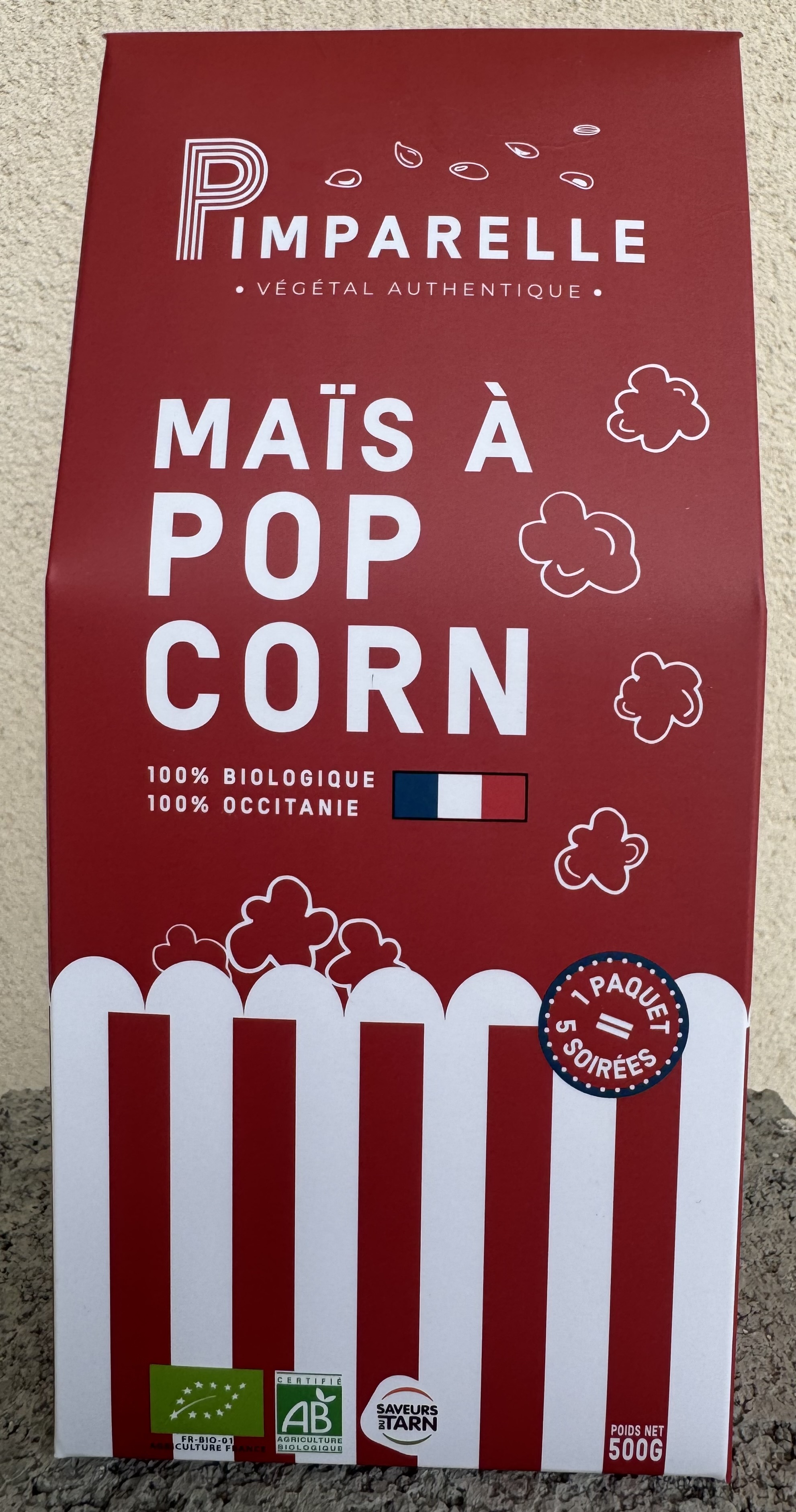 Maïs à pop corn 500g