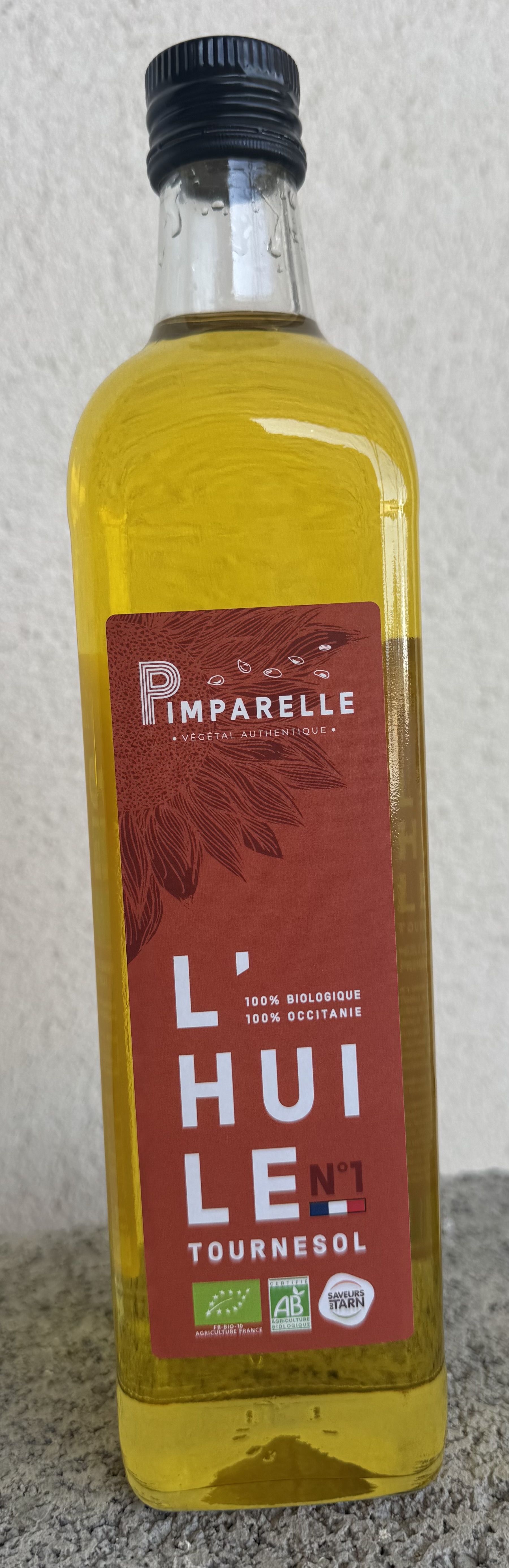 Huile de Tournesol vierge 75cl