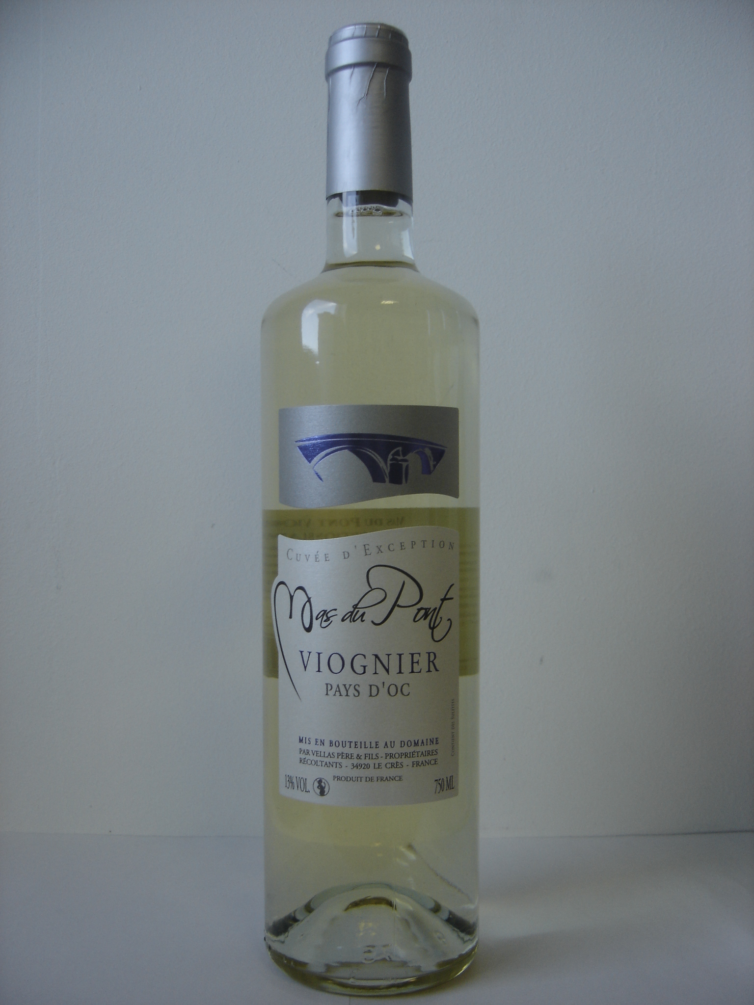 Mas du Pont Viognier Exception Blanc