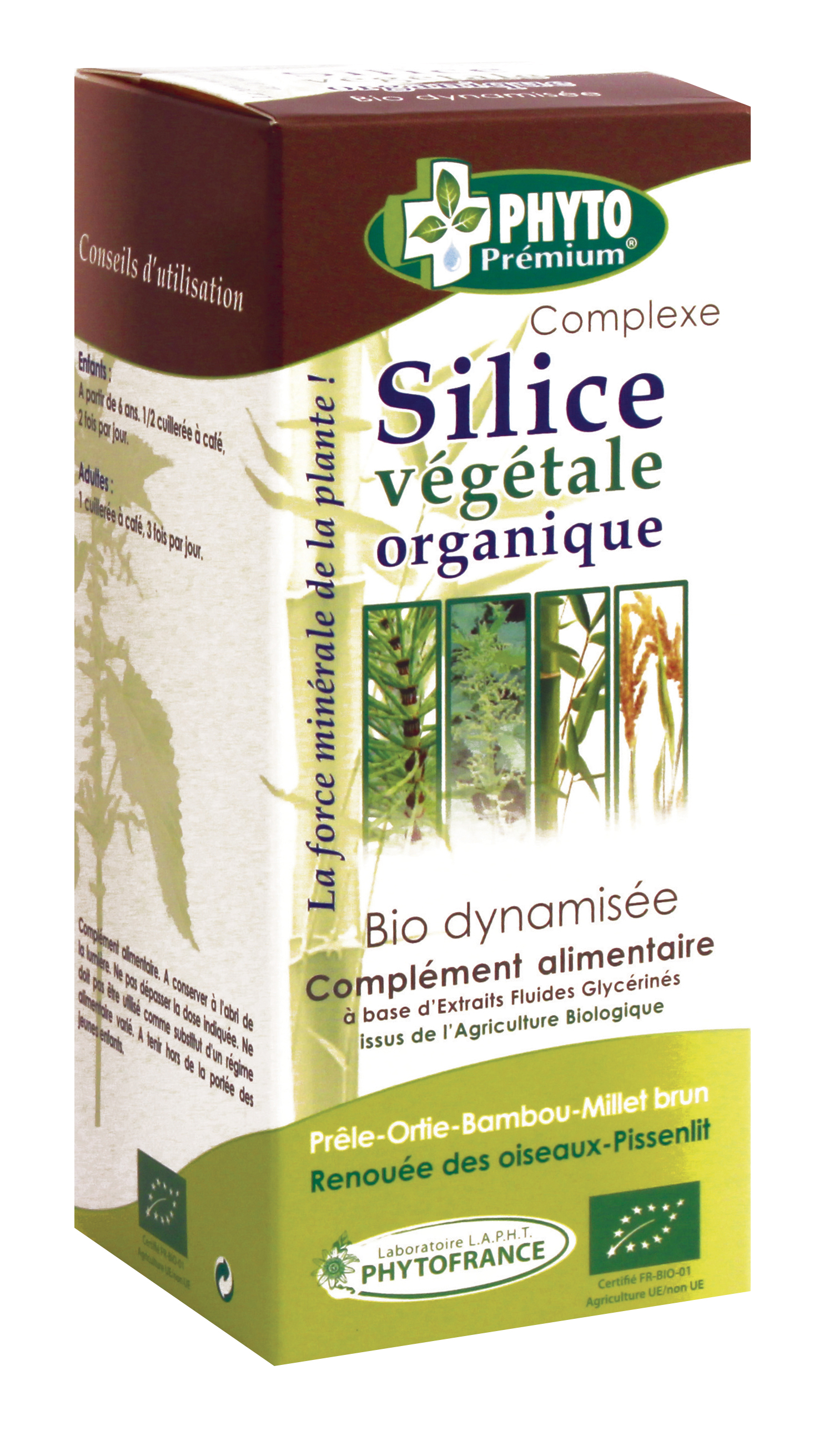 Phytoprémium Complexe Silice Végétale Organique